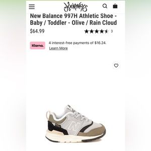 New balance baby/toddle shoes